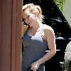 Hilary  Duff 
arriving at her personal trainer's house in West Hollywood with her fiance
Los Angeles, California.