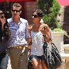 Halle Berry shopping at The Grove with friends Los Angeles.