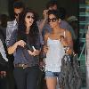 Halle Berry shopping at The Grove with friends Los Angeles.