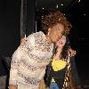 Macy Gray leaving mLeicester Square Theatre
London, England.