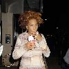 Macy Gray leaving mLeicester Square Theatre
London, England.