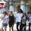 Constantine Maroulis 
shopping with his family at The Grove
Hollywood, California.