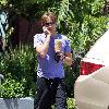 Larry Birkhead 
departs Starbuck after getting and iced coffee
Los Angeles, California.