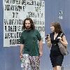 Paul Rudd and Elizabeth Banks
on the set of 'My Idiot Brother'
New York City, USA.