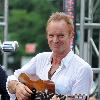 Sting aka Gordon Sumner 
performing live on CBS' 'Early Show' as part of the Summer Concert Series at CBS Plaza
New York City, USA.