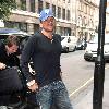 Peter Andre 
arriving at the BBC radio Two studios
London, England.