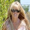 Dina Lohan 
outside Pickford Lofts sober living facility
Los Angeles, California.