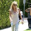 Dina Lohan 
outside Pickford Lofts sober living facility
Los Angeles, California.