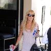 Dina Lohan 
arrives back at her apartment after spending the day with her daughter at Pickford Lofts sober living facility
Los Angeles, California.