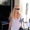 Dina Lohan 
arrives back at her apartment after spending the day with her daughter at Pickford Lofts sober living facility
Los Angeles, California.