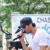 Enrique Iglesias performing live on the 'CBS Early Show' at CBS Plaza New York City.