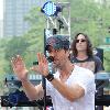 Enrique Iglesias performing live on the 'CBS Early Show' at CBS Plaza New York City.