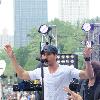 Enrique Iglesias performing live on the 'CBS Early Show' at CBS Plaza New York City.