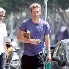 Scott Speedman buying books in Los Feliz wearing old brown boots
Los Angeles, California.