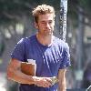 Scott Speedman buying books in Los Feliz wearing old brown boots
Los Angeles, California.