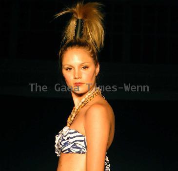 Model Volcom Spring 2011 Swimwear Fashion Show Los Angeles.