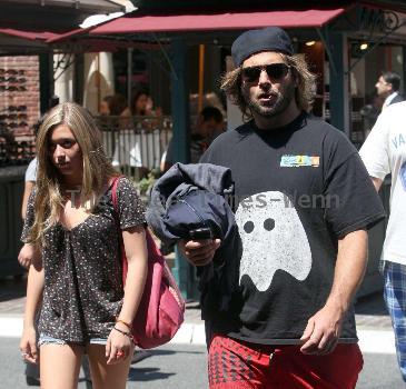 Rick Salomon
visits the movie theater at The Grove
Los Angeles, California.