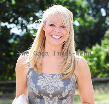 LIz McClarnonattends the Duke of Essex Polo match.Essex.