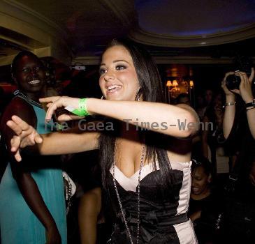 Tulisa Contostavlos of N-Dubz celebrates her birthday with friends at Cafe de Paris in London's Leicester Square
Lonsdon, England.