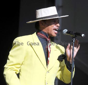 Kid Creole 
performs live on the main stage during day 2 of Guilfest 2010 at Stoke Park
Guildford, England.