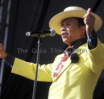 Kid Creole 
performs live on the main stage during day 2 of Guilfest 2010 at Stoke Park
Guildford, England.