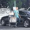 Evan Ross was spotted loading groceries into his black Mercedes-Benz after shopping at Bristol Farm
Los Angeles, USA.