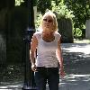 Geri Halliwell goes for a stroll on a sunny day in London.London.