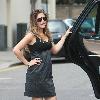 Carley Zucker loading her car with luggage and a cot, as she prepares to move to Liverpool, where footballer husband, Joe Cole, has just signed up for the Football Club.  London.