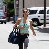 Ashley Greene visits two separate gyms Los Angeles.