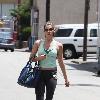 Ashley Greene visits two separate gyms Los Angeles.