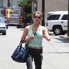 Ashley Greene visits two separate gyms Los Angeles.