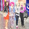 Gemma Merna, Jennifer Metcalfe, Jorgie Porter, Gemma Merna and Hollie Jay Bowes who play the characters Mercedes McQueen, Theresa McQueen, Carmel Valentine and Michaela McQueen in 'Hollyoaks' meet fans and sign the new book 'Hollyoaks Girl Talk'  at HMV. Liverpool.