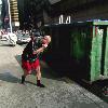 Bill Murrayappears on CBS's 'Late Show With David Letterman' where he jumps into a dumpster pool outside of the Ed Sullivan Theatre.  Murray also talks about his early career and looking upto his icons and what its like now that younger actors look up to him, as well as promoting his new film 'Get Low'.USA