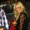 Pixie Lottis seen leaving Circus after promoting  her new fashion range for Lipsy. London.