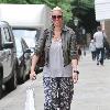 Denise Van Outen out and about in North London London.