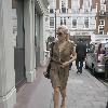 Mollie King from the group 'The Saturdays' is spotted going into The Mayfair Hotel. London.