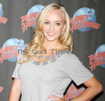 Olympic Gold Medalist Nastia Liukin promotes her new clothing line 'Supergirl by Nastia' at a special luncheon for girl scouts at Planet Hollywood .New York City.