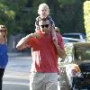 Naomi Watts and Alexander 'Sasha' Pete SchreiberNaomi Watts outside Smashbox Studios with her partner and childrenLos Angeles.