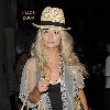 Former Hollyoaks star Emma Rigby leaves the Trafalgar Studios, having performed in the musical 'Wolfboy', in which she plays the part of a nurse. London.