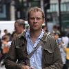 Peep Show star Robert Webb is seen walking through Central London London.