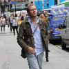 Peep Show star Robert Webb is seen walking through Central London London.