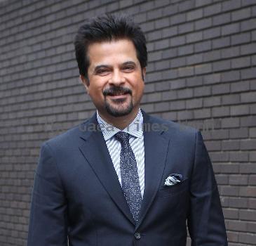 Anil Kapoor 
outside the ITV studios
London, England.