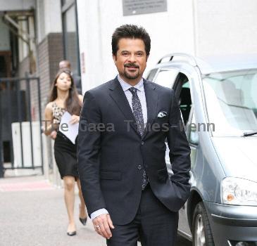 Anil Kapoor 
outside the ITV studios
London, England.