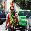 Matthew McConaughey
is seen leaving the gym in Studio City.
Los Angeles, California.