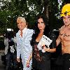 Katie Price arrives with her stylist and best friend Gary Cockerill for the launch of his new book 'From Coal Dust To Stardust' held at Home House London.