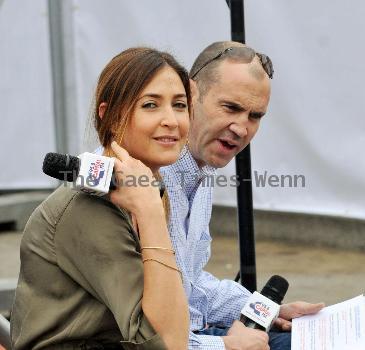 Lisa Snowdon 
unveils a big screen in Trafalgar Square to celebrate the start of a two-year countdown until the official launch of the London 2012 Olympic Games 
London, England.