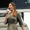 Lisa Snowdon 
unveils a big screen in Trafalgar Square to celebrate the start of a two-year countdown until the official launch of the London 2012 Olympic Games 
London, England.