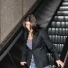 Teri Hatcher arrives at LAX on a flight from New York. Los Angeles.