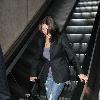 Teri Hatcher arrives at LAX on a flight from New York. Los Angeles.