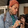 Travis McCoy of Gym Class Heroes leaving Radio 1's Live Lounge after promoting his new solo single, Billionaire 
London, England.